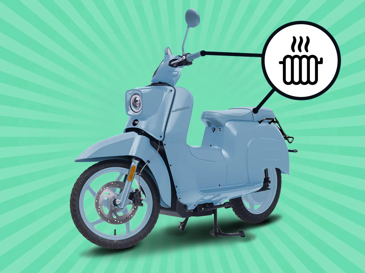 eSchwalbe 50er - ice 45 km/h mit Sitz- und Lenkerheizung