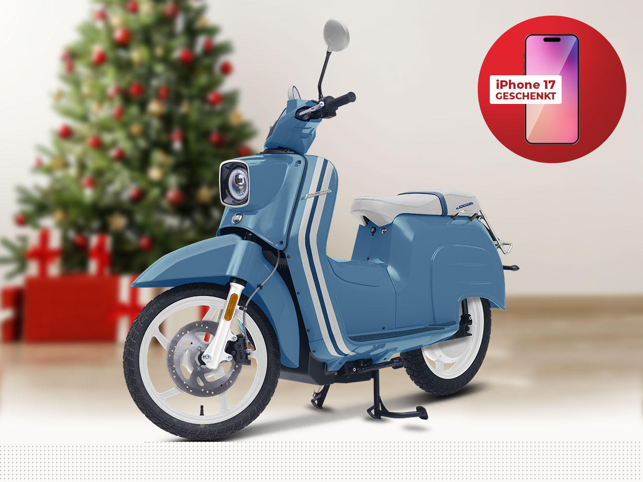 eSchwalbe 50er - nizza 45 km/h 100% Elektrisch Sitz- und Lenkerheizung