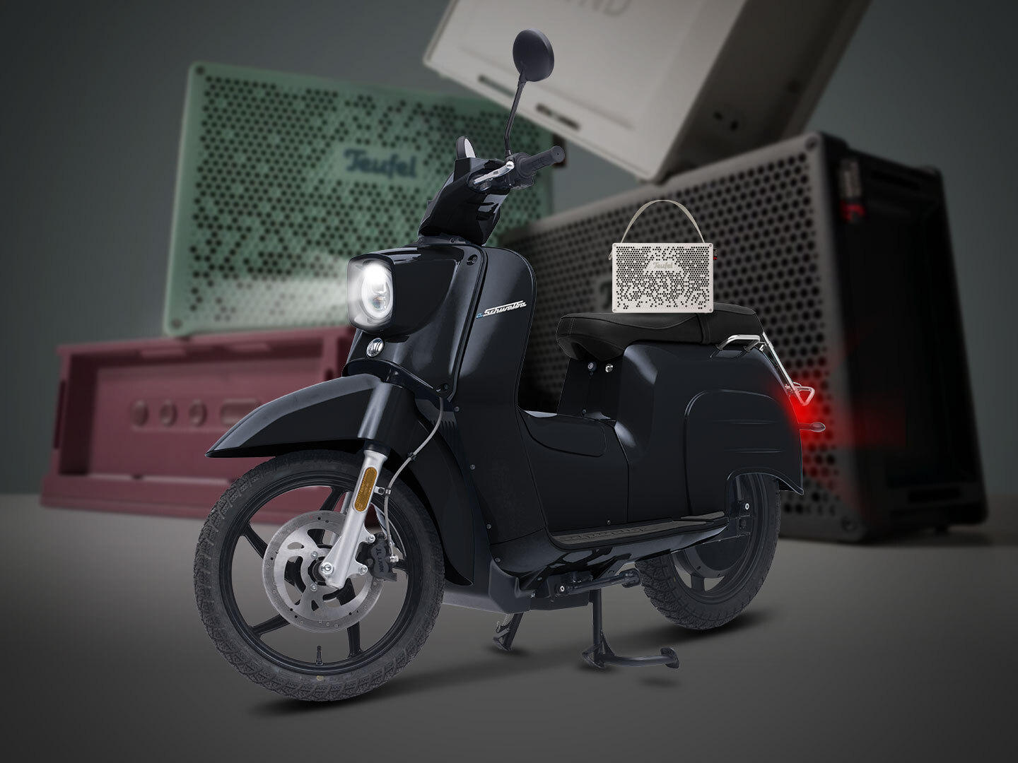 eSchwalbe 50er - Black Devil 45 km/h 100% Elektrisch