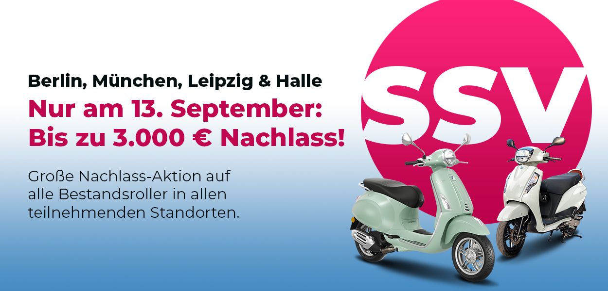 Sommer-Schluss-Verkauf: Bis zu 3.000 € Nachlass auf Bestandsroller sichern!