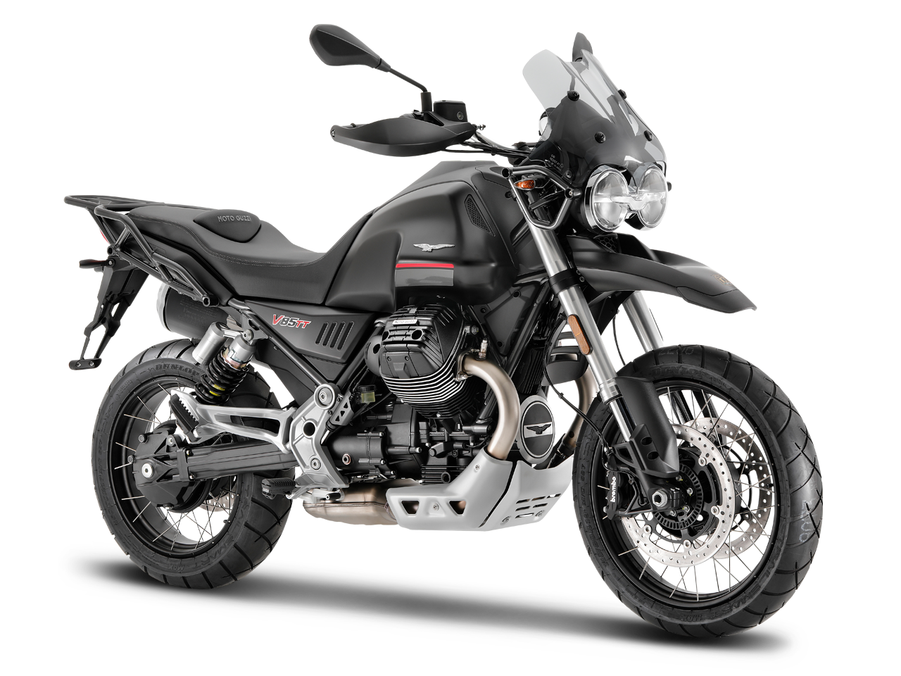 Moto Guzzi V85 TT 1918 Schwarz Etna
